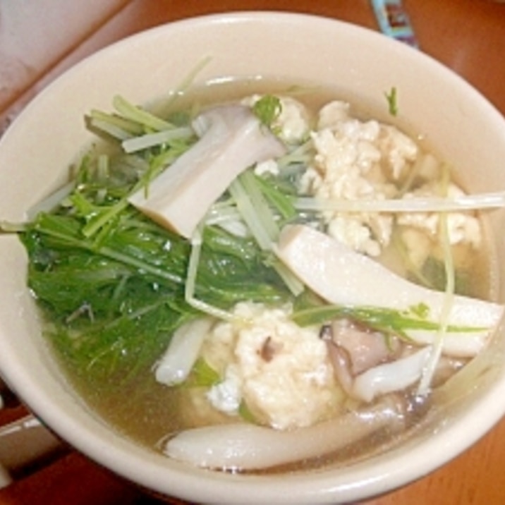 鶏団子入りキノコ汁 レシピ 作り方 By みぽりん9215 楽天レシピ 鶏団子入りキノコ汁 レシピ 作り方 By みぽりん9215 楽天レシピ